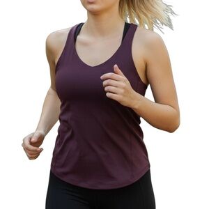 Vimmia Chocolate Brown Activewear Performance Workout Tank